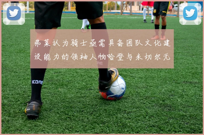 弗莱认为骑士亟需具备团队文化建设能力的领袖人物哈登与米切尔无法胜任