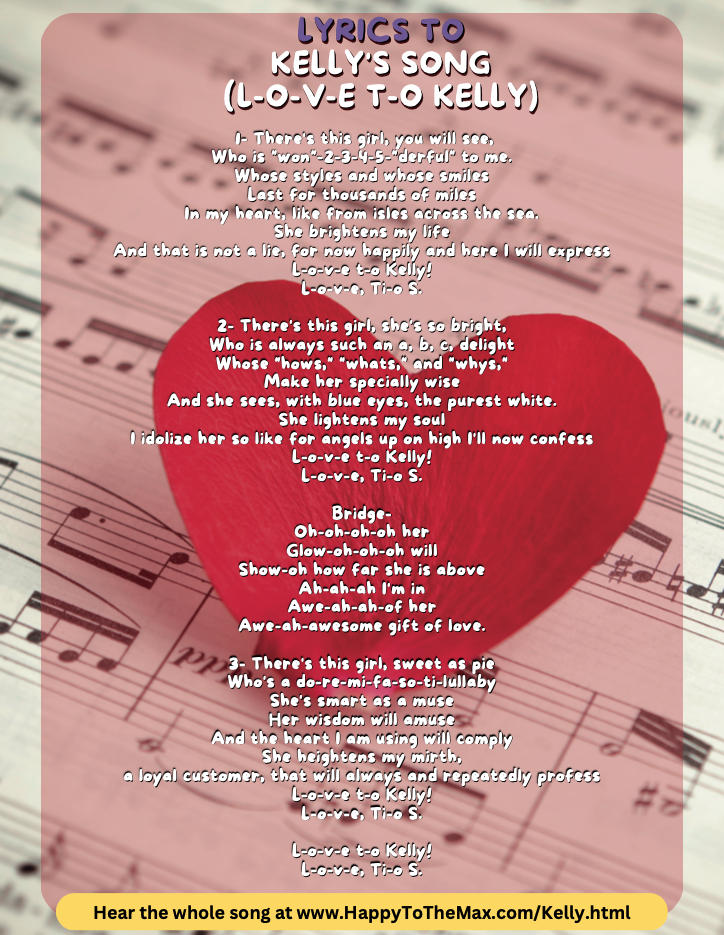Kelly's Lyrics